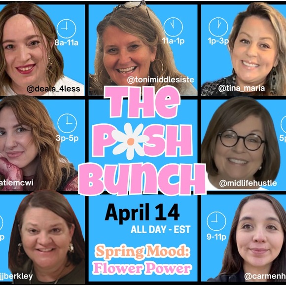 Other - POSH BUNCH: spring mood: flower power 🌸☀️